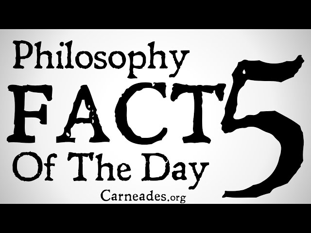 Philosophy Fact of the Day 5 #Shorts
