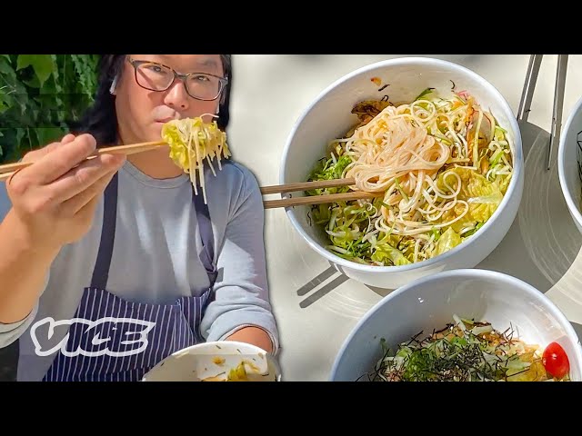 How to Make Kimchi Cold Noodles