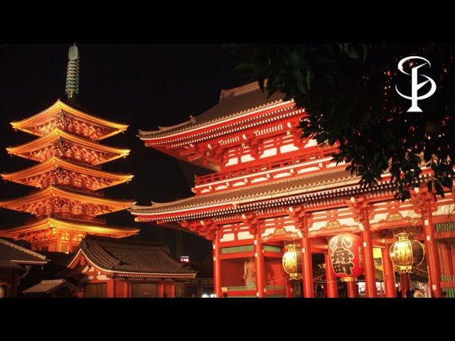 [City Ambience]Walk around Sensoji Temple and Asakusa at night/#Cozytown#Ambience#ASMR