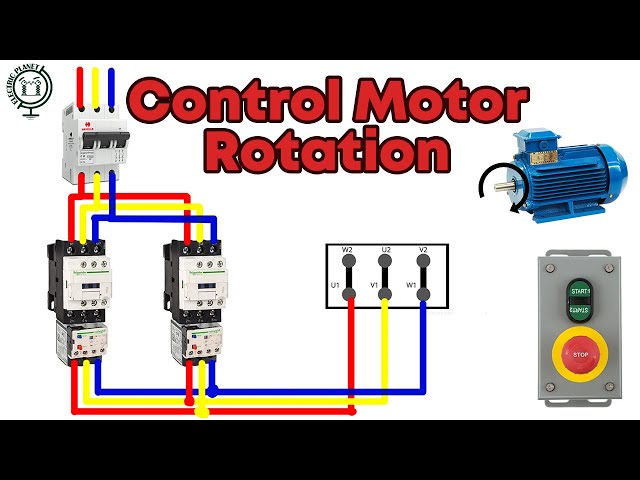 How to control the direction of an induction motor? |Explained