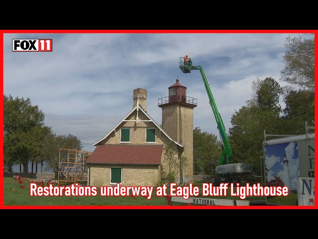 Door County's Eagle Bluff Lighthouse is getting much needed restorations