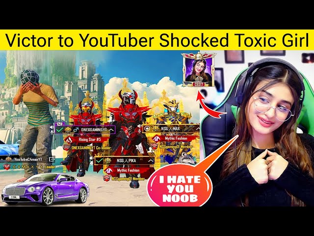 🔥Trolled Famous Youtubers & Toxic Conqueror Girl in Livik Map Gameplay🥴