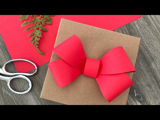 Easy Paper Bow | Paper Craft Ideas | DIY