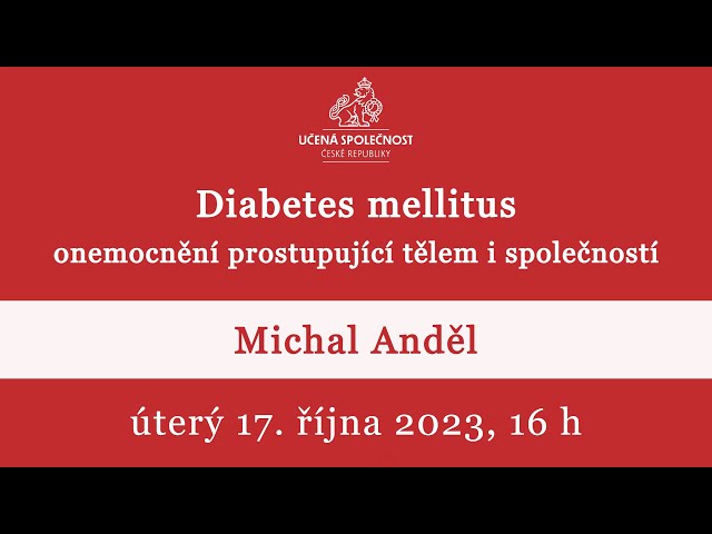 Michal Anděl: Diabetes mellitus – onemocnění prostupující tělem i společností