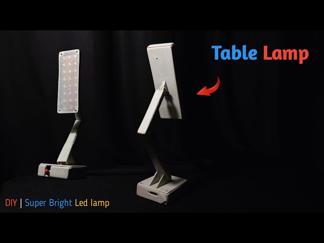 How to make a rechargeable led table lamp at home | @dipcreativeland2693