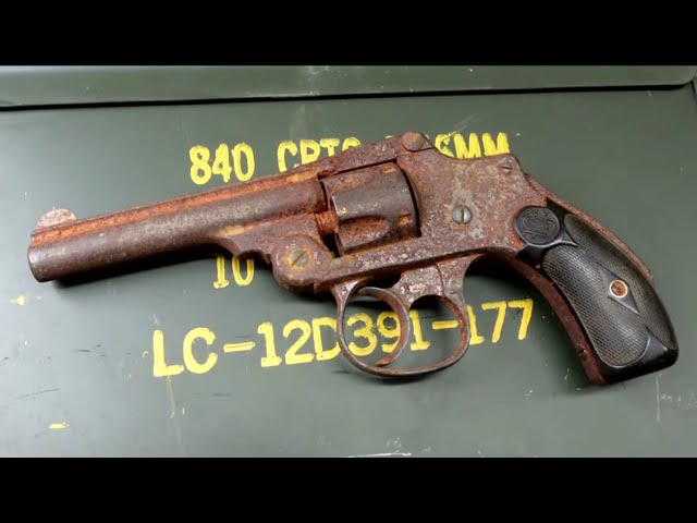 Restoring 1908 Smith & Wesson Lemon Squeezer, (with test firing). #restoration #revolver