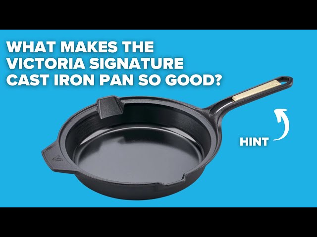 Could this be the most advanced Cast Iron Skillet made? I spoke with the owner of Victoria Cast Iron