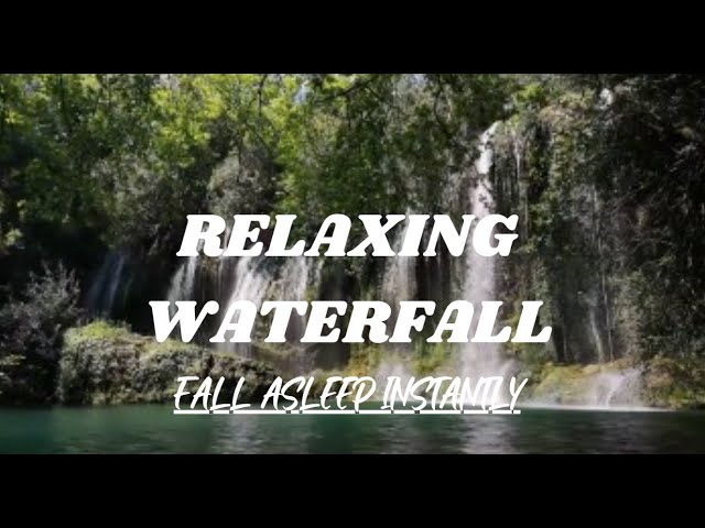 Relaxing Waterfall Sounds for Deep Sleep | Fall Asleep with Water White Noise | 2 Hours