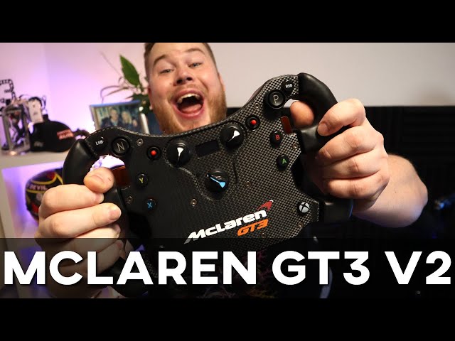 New Fanatec CSL McLaren GT3 V2 Wheel Unboxing and First Impressions