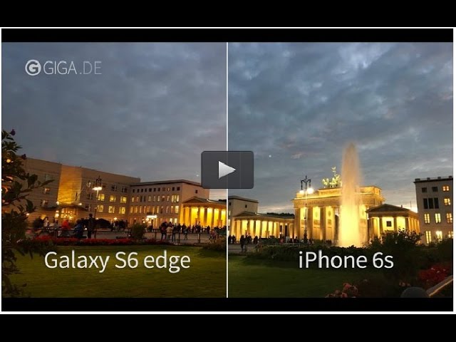 iPhone 6s vs. Samsung Galaxy S6 edge: Kameravergleich - GIGA.DE