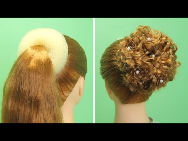 Flower Girl Bun Hairstyle For Wedding | Beautiful Hairstyle | Easy Hairstyles Step By Step