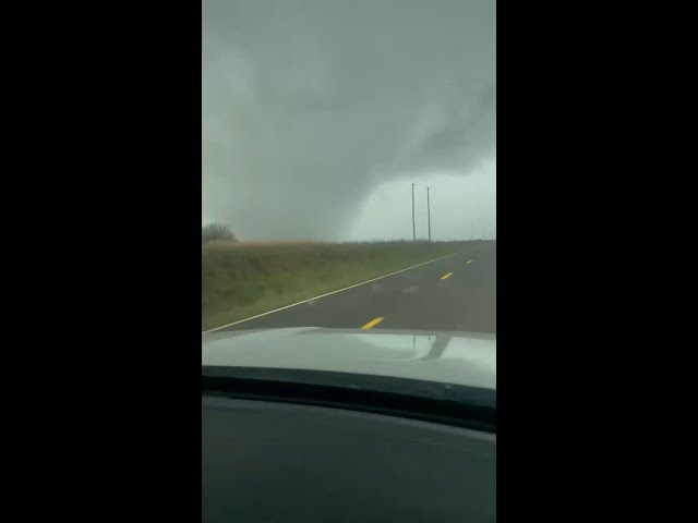 Oklahoma tornado caught on camera: April 27, 2024 in Hillsdale
