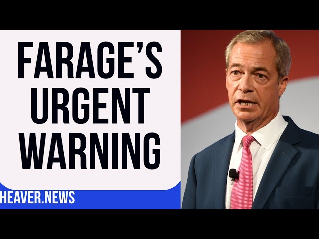 Nigel Farage Gives Urgent CON Alert