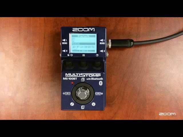 ZOOM MS100BT:  How to update Firmware