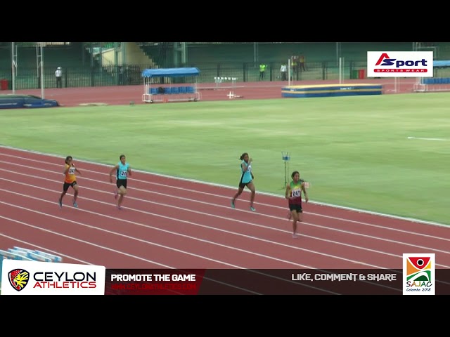 400m womens finals   l South Asian Junior Athletics Championships 2018
