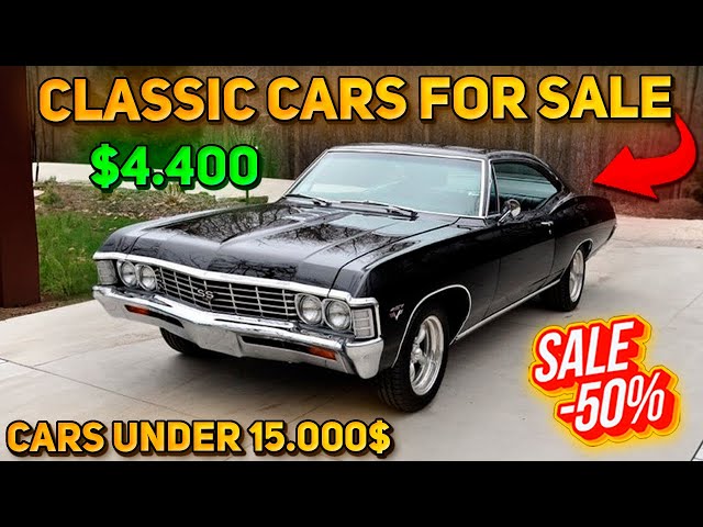 20 Perfect Classic Cars Under $15,000 Available on Craigslist Marketplace! Big Sale!!