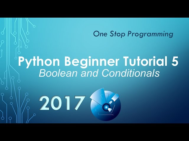 Python Beginner Tutorial 5 - Booleans and Conditionals (Reposted w/ Zoom)