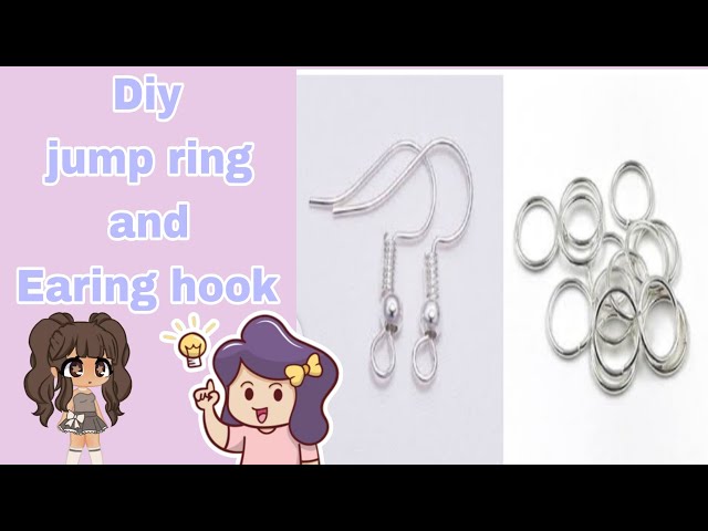 How to make Earing hook and Jump ring| Diy Earing hook and Jump ring| Easy way to make|#youtube