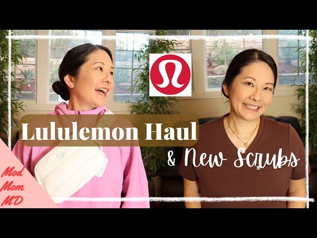 Lululemon Haul & Try On | New POPVIOLET Scrubs Try On | modmom md