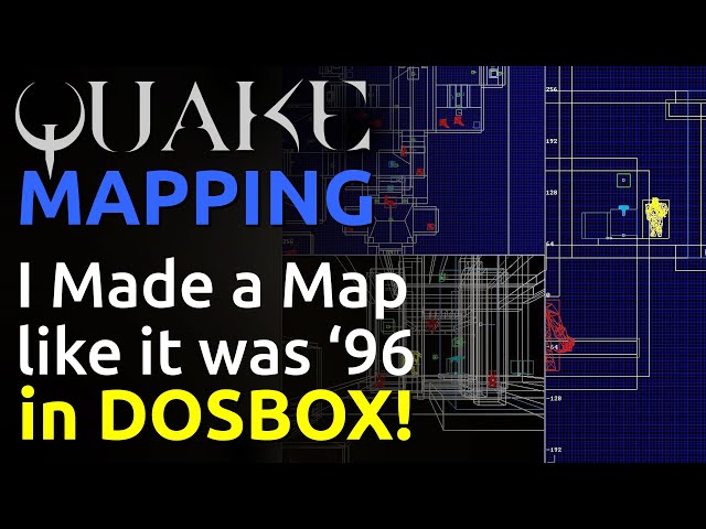 I made a Quake map in Quest like it was 1996! (using DOSBOX)