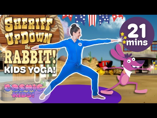 Sheriff Updown the Rabbit | A Cosmic Kids Yoga Adventure!