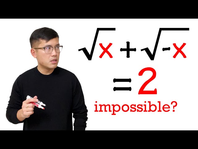 solving equations but they get increasingly more impossible?