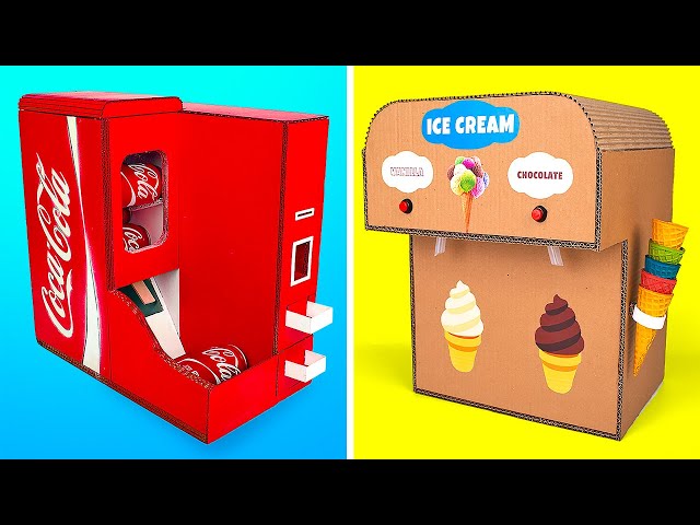 So Refreshing Crafts || Awesome DIY Soda And Ice Cream Machines For Summer Days