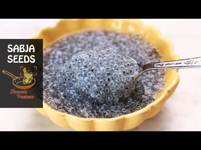 Sabja Seeds | Falooda Seeds | Basil Seeds - How to use