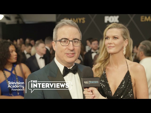 John Oliver ("Last Week Tonight") at the 75th Primetime Emmys -TelevisionAcademy.com/Interviews