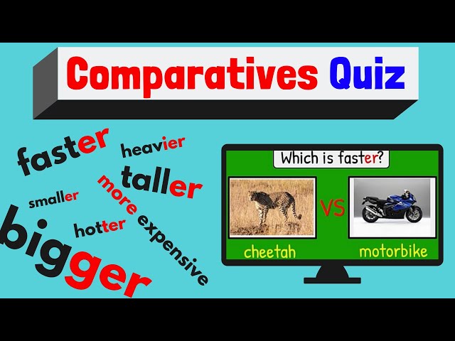 Comparatives Quiz | ESL Classroom Game | Easy English Quiz