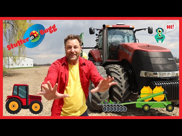 Tractors Working on the Farm | Tractors for Kids | Stutterbugg