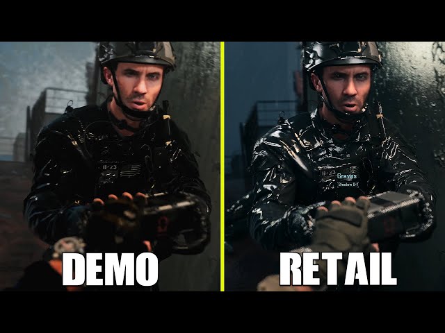 Call of Duty: Modern Warfare II Demo vs Retail PC RTX 3080 4K Ultra Graphics Comparison