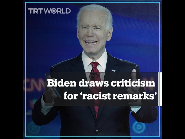 Biden draws online criticism for ‘racist remarks’ about black people