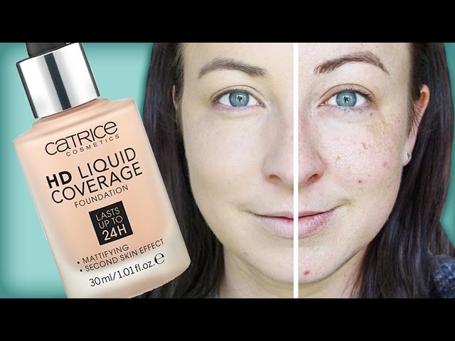 Catrice HD Liquid Coverage Foundation - Demo & Review - Drugstore Makeup
