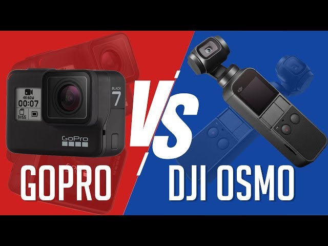 🔴 DJI OSMO POCKET VS GOPRO HERO 7 2019 ❗️( COMPARATIF & TEST )