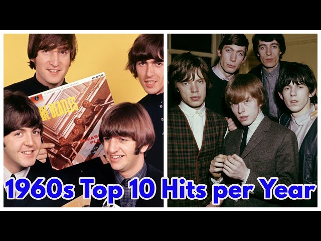 1960s Top 10 Songs Per Year