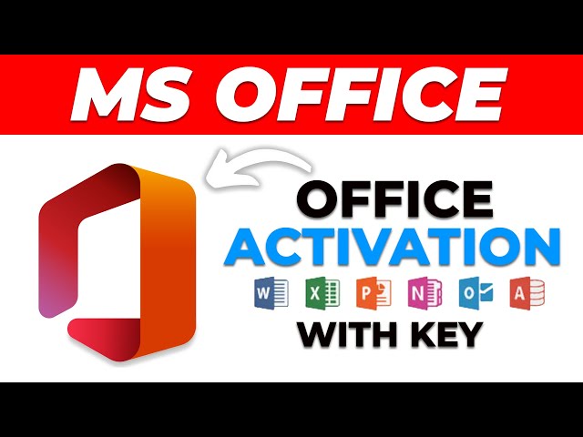 Activate Microsoft Office Product Key For Free (2024)!