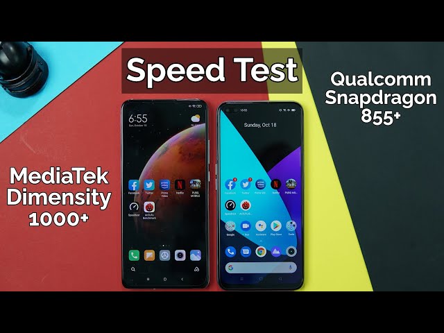 MediaTek Dimensity 1000+ vs Snapdragon 855+ Speed Test - How different are they?