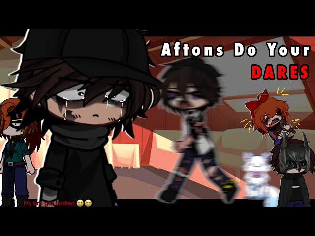Aftons Do Your Dares (again) || GACHA FNAF