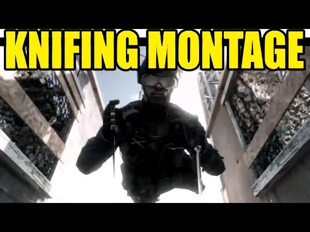 Black ops 2 Knife Only SND Montage | Combat axe and ballistic knife