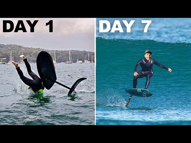 Learning How to Surf a FOIL Board and 'Double Dip' in 7 Days.