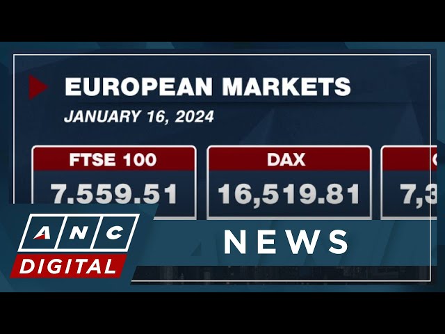 European markets seeing losses as comments from ECB officials tempered hope for rate cuts | ANC