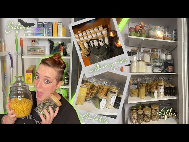 Organize With Me - Most Aesthetic Apothecary Pantry | Container ASMR