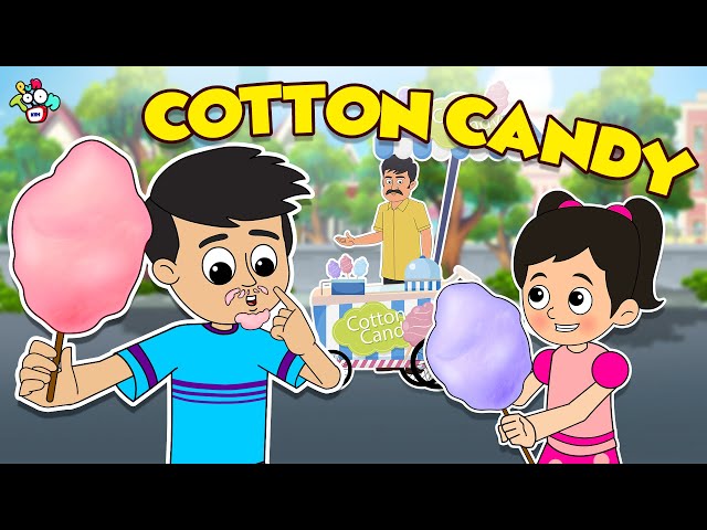 Cotton Candy वाले अंकल | Candy Floss | Hindi Stories | हिंदी कार्टून | Puntoon Kids Hindi