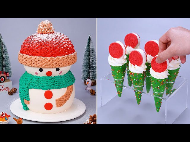 Christmas Cake Decoration Recipes For Party | So Yummy Cake Decorating Recipes