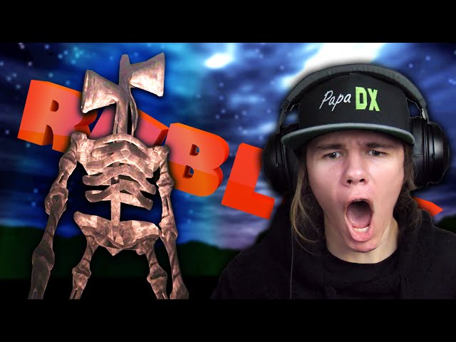 I fought Siren Head in ROBLOX... (my first time playing roblox...)
