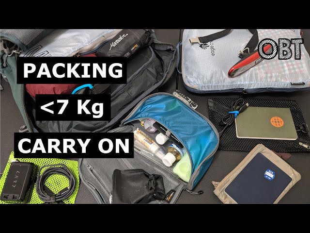 How To Pack Under 7kg Carry On