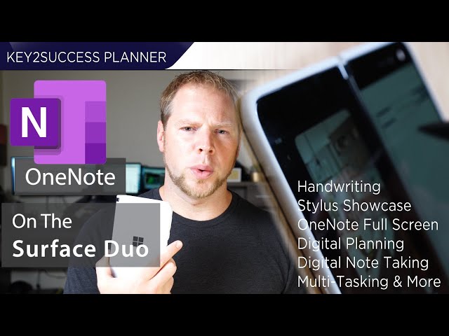 Microsoft Surface Duo | OneNote Note Taking | Digital Planning