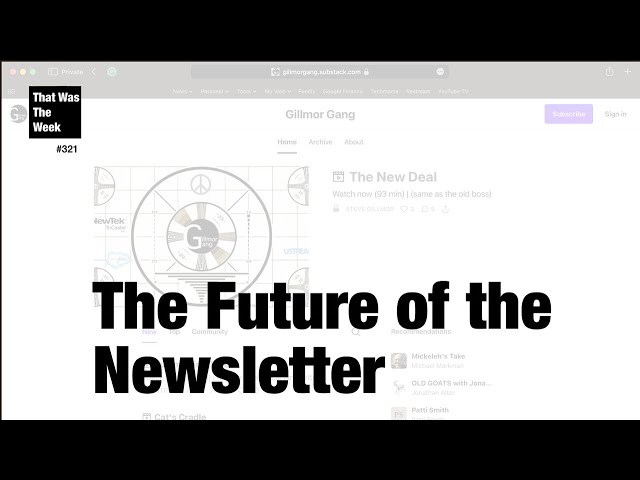 The Future of the Newsletter