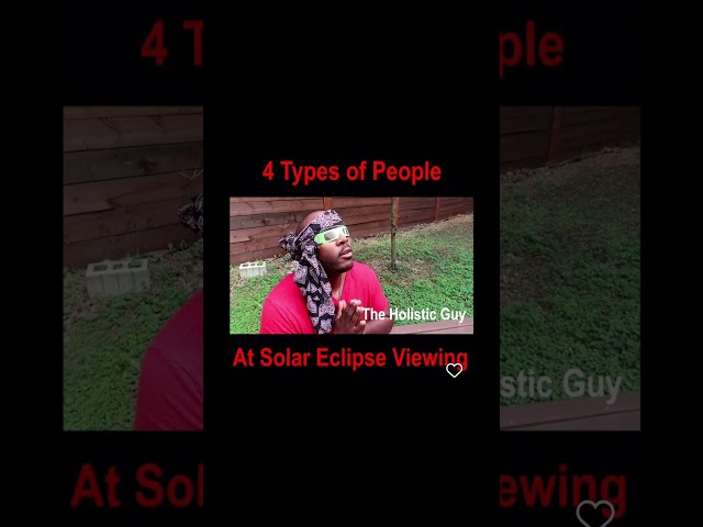 4 Types Of People Watching The Solar Eclipse ##solareclipse #solareclipse2024 #totalsolareclipse2024